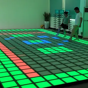 GF01 Activer la lumière de plancher de jeu Le sol actif est un jeu de lave Plancher Led interactif pour les jeux d'enfants