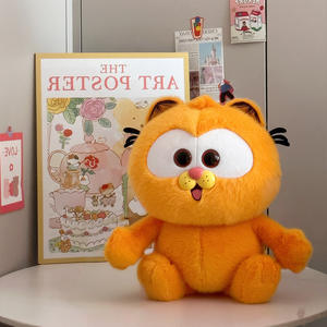 Célébrité pour enfants Garfield <span class=keywords><strong>dessin</strong></span> <span class=keywords><strong>animé</strong></span> chat poupée mignon en peluche brodé Technique doux PP coton - Product Image 2