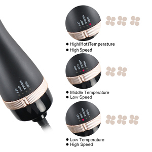 <span class=keywords><strong>Brosse</strong></span> Soufflante Électrique Classique 3-en-1 à Ions Négatifs, Sèche-Cheveux Volumisant et Fer à Boucler Tout-en-un, Outil de Coiffure Rond pour la Maison - Product Image 5