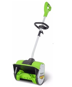 Quitanieves de Jardín, Pala Quitanieves Eléctrica de 12 Pulgadas, Máquina Quitanieves con Ruedas - Product Image 1