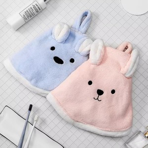 <b>Hand</b> <b>Towels</b> <b>with</b> <b>Hanging</b> <b>Loops</b> for Home Use High Density Coral Velvet <b>Hand</b> <b>Towel</b> Cute <b>Hand</b> Wipes Strong Water Absorption <b>Towel</b> - Product Image 5