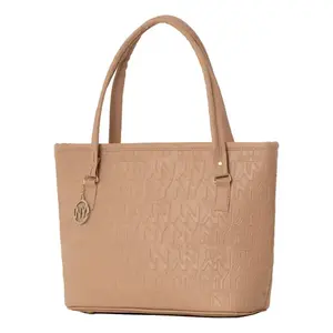 Bolsa de Cosméticos para Mujer Fana Avery M3813, Tamaño Mediano, Diseño con Letras, Microfibra, Cuero Sintético, Doble Asa, Estilo Práctico - Product Image 1