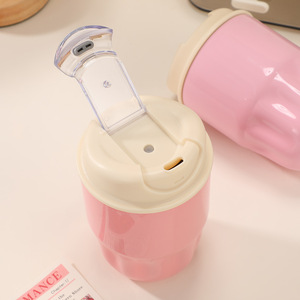 Double Wall Vacuum Insulated Stainless Steel Tumbler 316 Travel <b>Coffee</b> Mug Portable Office Water <b>Bottle</b> Compact Mini Size - Product Image 3
