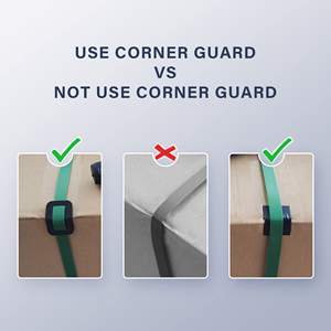 Wallepac Open Serrated Seals Sealer Kit Tensioner Steel Buckle Banding Tool Manual Strapping <strong>Machine</strong> for Polyester (Pet) Straps - Product Image 4