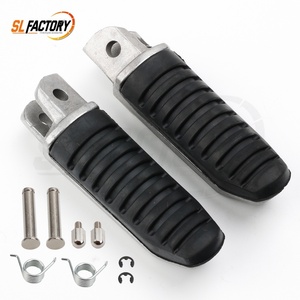 Pedane Posteriori per Moto Adatte a Suzuki Hayabusa GSX1300R 99-12, GSX650 08-12, GSX1400 02-08, V-Strom 1000 <span class=keywords><strong>DL650</strong></span> Tutti gli Anni - Product Image 2