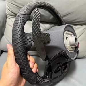 สำหรับ Mercedes Benz <span class=keywords><strong>AMG</strong></span> GT พวงมาลัยรถยนต์รถยนต์ W205 C205 C217 W223 W253 W463 W166 W177 W213คาร์บอนไฟเบอร์ - Product Image 5