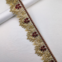 Prix Suisse Dentelle Tissu Africain Suisse Voile Perle Bordure Broderie Organza Maille De Luxe Mariage Sequin Étroit Dentelle Garniture Robe