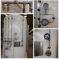 Tanque Criogénico Microbulk de Acero al Carbono y Acero Inoxidable en Stock, 5000L 3000L, para Almacenamiento de LO2 LN2