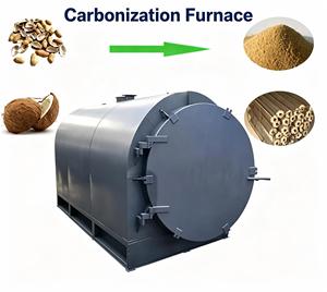 Four de carbonisation du bois de haute qualité fabriqué en Chine, four de carbonisation horizontal économique à vendre - Product Image 1