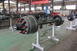 Luen thép Mỹ loại 13t 14t 16t Trailer trục Trailer phần cho bán - Product Image 4