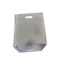 Sac isotherme de courses en argent, fourre-tout réutilisable et robuste pour supermarché et aliments froids