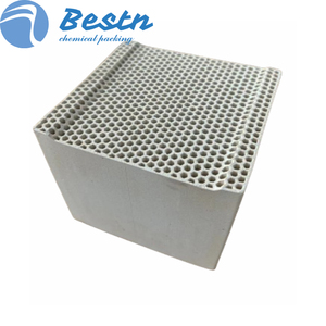 Nhiệt accumulator vòng vuông cordierite mullite Monolith tổ ong gốm Chất nền để bán - Product Image 3