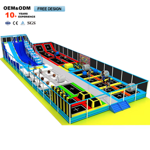 Cool Indoor Playground Equipment for Kids and Adults Themed Parks with Exciting Slides and <b>Trampoline</b> for <b>Trampoline</b> Park - Product Image 2