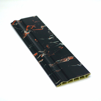 Gran oferta, diseño 3D moderno, resistente al agua, ignífugo, WPC, zócalo de madera de bambú, función antiestática