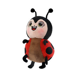 Petit jouet en peluche CPC personnalisé <span class=keywords><strong>de</strong></span> 15cm pour bébé <span class=keywords><strong>coccinelle</strong></span> en coton PP en coton pour anniversaire porte-clés inclus - Product Image 3