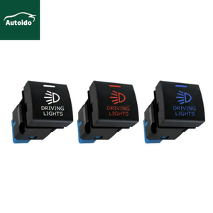 Su geçirmez OEM tarzı yeni kare 22x22mm açma-kapama 12V <span class=keywords><strong>DC</strong></span> 3A araba LED ışık Bar Dash basmalı düğme anahtarı - Product Image 1