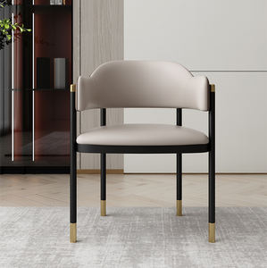 Ghế Ăn Bằng Da Nhung Sang Trọng Kiểu Bắc Âu Thiết Kế Hiện Đại Kiểu Bắc Âu Kiểu Ý - Product Image 2