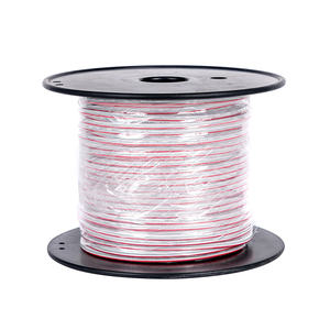 UL2468 18AWG hoparlör tel kalaylı bakır 2 Pin esnek tel elektrik PVC düz kablo - Product Image 1
