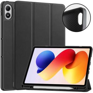 Groothandel Case Voor Xiaomi Redmi Pad 2 Pro Custer Tpu Pure Kleur 3-voudige Houder Smart Lederen Tablet Case Met Pen Lade - Product Image 1