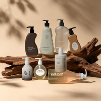Juego de Botellas de Champú y Acondicionador para Baño de Hotel, Botellas de Plástico Recargables con Bomba, Contenedor de Jabón Corporal para Amenidades de Salón y Spa