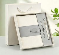 Cuaderno A5 con Bolígrafo, Caja de Regalo, Logotipo Personalizado con Estampado en Caliente, Set de Regalo de Oficina para Eventos Empresariales
