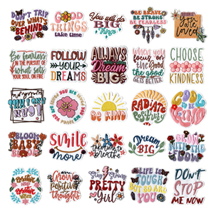 Parches Bordados Termoadhesivos con Frases de Estilo Bohemio, Ecológicos, con Temática de Crecimiento Motivacional, para Gorras - Product Image 1