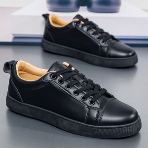 Scarpe Casual da Uomo in Stile Occidentale Bianche e Nere, Calzature alla Moda all'Ingrosso <span class=keywords><strong>per</strong></span> Uomo, Sneakers Comode con Suola Rossa <span class=keywords><strong>per</strong></span> Ragazzi - Product Image 5