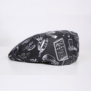 Chef chapeau été respirant béret cuisine Hot Pot <span class=keywords><strong>Restaurant</strong></span> tissu chapeau serveur travail chapeau personnalisation - Product Image 5