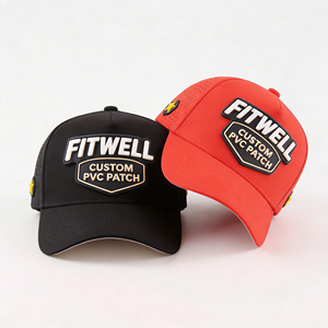 Casquettes de baseball OEM personnalisées avec logo en patch PVC, casquette de golf de performance, chapeaux de golf de haute qualité résistants à l'eau avec logo - Product Image 5