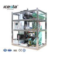 Machine à glaçons en tube ICESTA Compact Plant 5t, haute qualité, meilleur prix