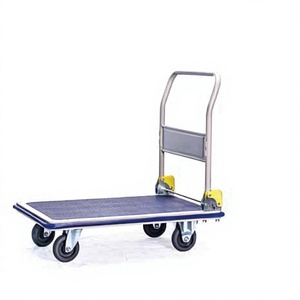 Folding Four-Wheel Industrial Metal Hand Truck 500kg Capacity <b>Portable</b> & OEM Customizable Made in Malaysia - Product Image 1