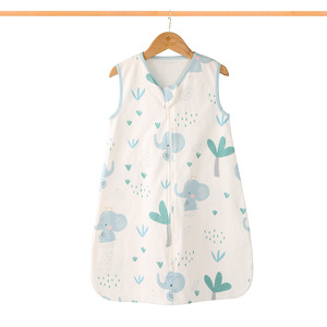 Saco de dormir super macio para bebês, saco de dormir sem mangas de algodão orgânico, colete personalizado para bebês - Product Image 6