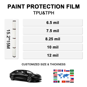 Film de protection de peinture (PPF) TPU-XDI85 8,5 mil super hydrophobe, <span class=keywords><strong>auto</strong></span>-réparant et très extensible pour climats chauds et froids - Product Image 4