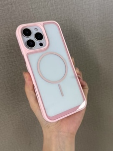 New sọc kép màu TPU + PC 2-in-1 Chất liệu trường hợp điện thoại nút phần cứng trường hợp điện thoại - Product Image 4