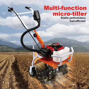 Agricultural Multi-functional Gasoline Hand-Held <b>Cultivated</b> Land Loosening Rust Removal Machine Rotary Tiller Micro-Tiller - Product Image 5