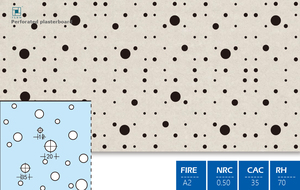 Plafond en plâtre perforé plaques de plâtre carreaux de plafond suspendu cloisons sèches - Product Image 2