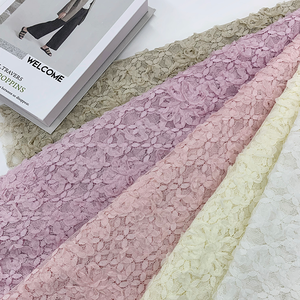 Tela de Encaje Francés Guipur Floral Ligera de Alta Calidad al por Mayor para Vestidos de Novia y <span class=keywords><strong>Ropa</strong></span> de <span class=keywords><strong>Mujer</strong></span> - Product Image 1