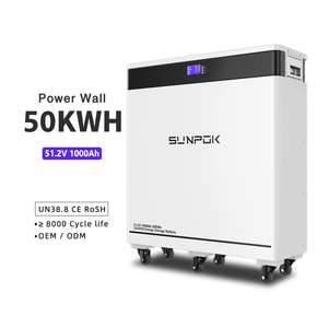 SUNPOK家庭用エネルギー貯蔵バッテリー30kw 46kw 50KW LiFePo4バッテリー50kwhリチウム電池<span class=keywords><strong>48V</strong></span> 51.2V <span class=keywords><strong>600Ah</strong></span> 900Ah 1000Ah - Product Image 1
