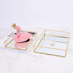 Bandeja de servicio de oro, tocador de lujo - Product Image 2
