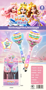 Trẻ Em Của Cây Đũa Phép Thuật Đồ Chơi Với Âm Nhạc Và Hiệu ứng Ánh Sáng Hoàn Hảo Món Quà Giáng Sinh Quay Thanh Cho Công Chúa Giống Như Cô Gái - Product Image 6