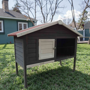 Sdr021 Hout Huisdier Huis Goedkope Outdoor Konijn Hok Voor Cavia Hamsters Schattige Print Patroon Stijl Kooi Voor Kleine Dieren - Product Image 2