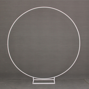 Arche d'arrière-plan <span class=keywords><strong>en</strong></span> <span class=keywords><strong>fer</strong></span> forgé pour mariage 2M, support rond pour fleurs, accessoire de mariage, pelouse extérieure, demi-<span class=keywords><strong>cercle</strong></span>, arrière-plan, nouveauté - Product Image 4