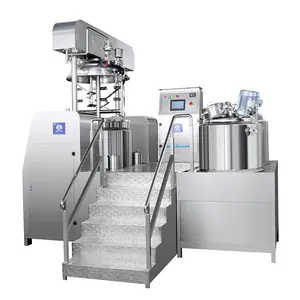 Beauty Cosmetic Manufacturing Machinery Foundation Mixing Machine Vacuum Emulsifying Mixer Face Cream Making Machine
