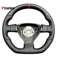 YTcarbon pour Golf MK5 GTI R pièces automobiles accessoires intérieurs de voiture volant entièrement en cuir personnalisé