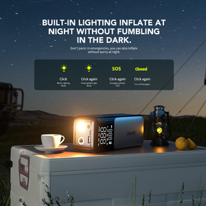 Bán buôn 12V 150PSI áp suất lốp Màn hình máy nén khí di động có thể sạc lại pin mini xe <span class=keywords><strong>Tire</strong></span> Inflator - Product Image 4