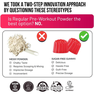 Complément alimentaire en gommes à mâcher sans sucre, végétalien, à base de bêta-alanine, de caféine et de vitamine B12, stimulant énergétique, avec <span class=keywords><strong>tyrosine</strong></span>, en marque privée OEM - Product Image 5