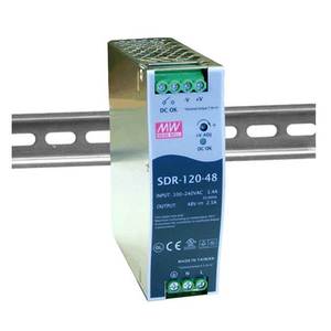 Fuente de Alimentación SDR-120-48 de Salida Única, 120W, 48V - Product Image 3