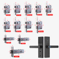 Cerradura Inteligente Semiautomática con Control Remoto por Aplicación Wi-Fi, Cerradura Biométrica Digital con Código para Puerta Principal Residencial