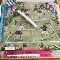 Nouvelle Arrivée Tapis de Mahjong Américain Léopard Style Preppy, Tapis de Jeu de Court Vert Vintage Antidérapant et Imperméable, Vente Directe Usine