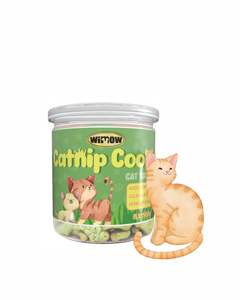 2025 venta al por mayor WIMOW <span class=keywords><strong>Catnip</strong></span> Ball Pet Snacks enlatados 130g comida para gatos saludable perro galleta tarro perro trata Dental Clean Snacks - Product Image 1